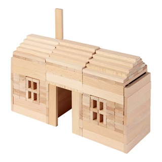 德國 goki 原木建築板 木製玩具 木製 教具 幼兒園教具 積木 原木 玩具 2Y+