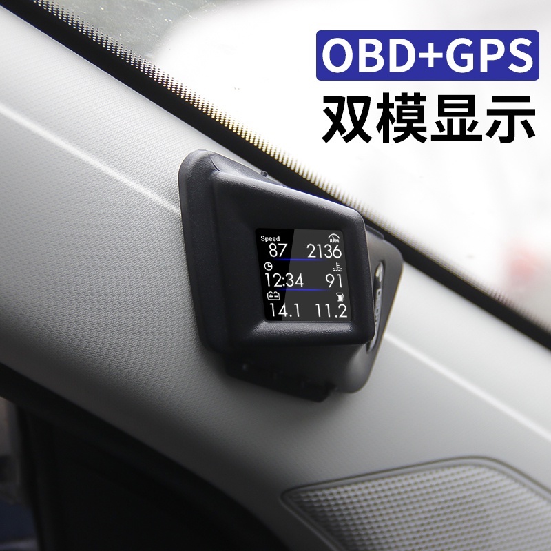 HUD抬頭顯示器 OBD液晶儀表 行車電腦 電壓 水溫 指南針 渦輪壓力 加速測試 機油溫度 MINI F系列專用