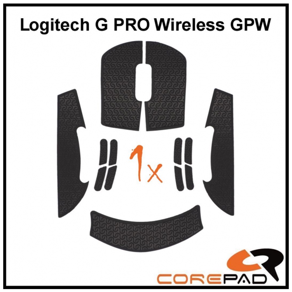 Corepad 羅技 G PRO 防滑貼 黑色 / 白色 / 橘色 G PRO Wireless硬派精璽