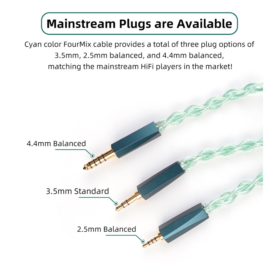 現金特価 NICEHCK Fourmix 4.4mm 2pin aob.adv.br