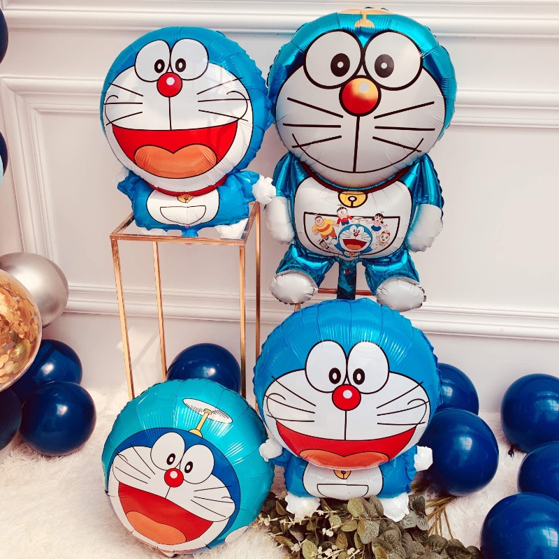哆啦夢 日本動漫哆啦a夢氣球紙盒鋁箔氣球派對氣球兒童生日派對氣球裝飾聖誕禮物