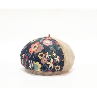【HiGh MaLi】秘密花園刺繡版貝蕾帽/畫家帽#拼色#燈芯絨#毛料#生日禮物