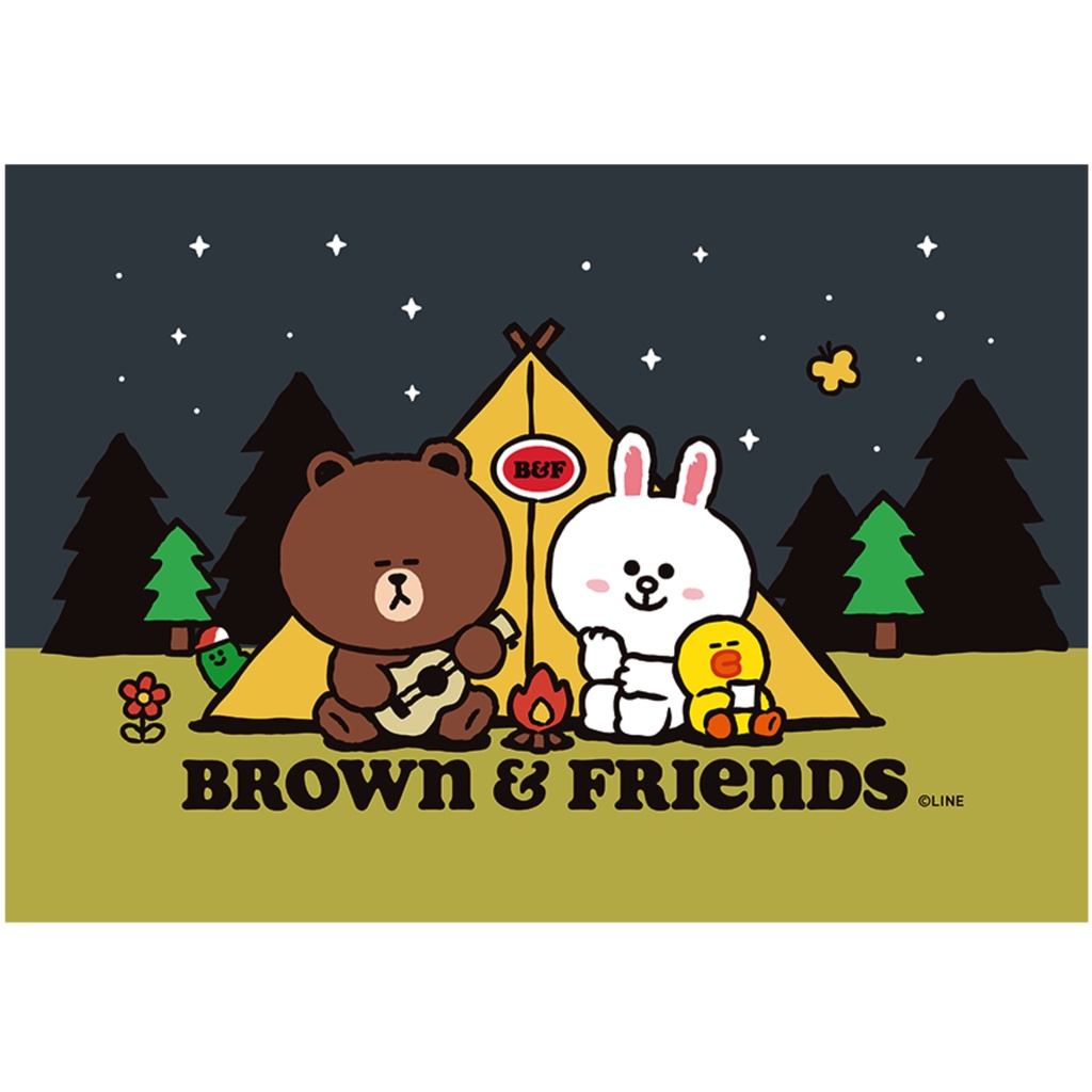 Brown and Friends 108 片帶框拼圖(現貨)