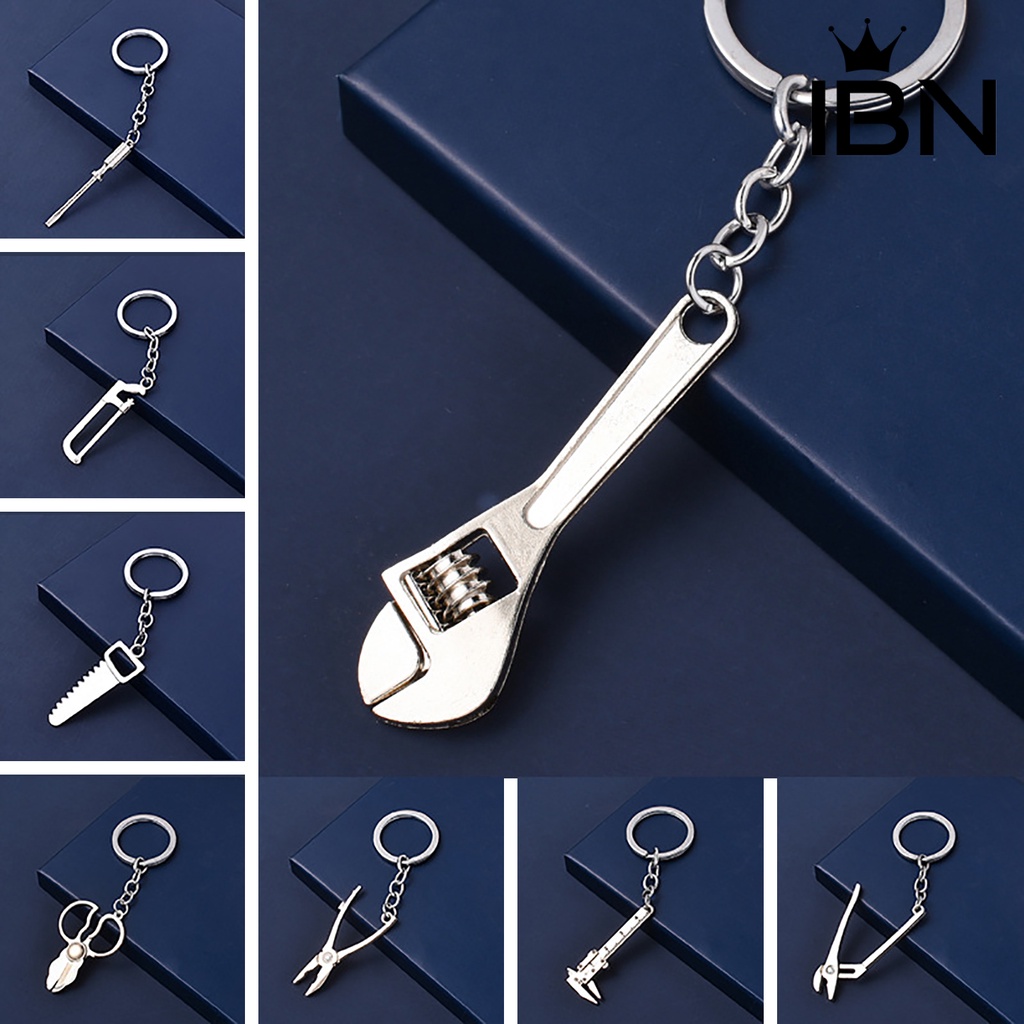 [小念飾品]W 仿真工具鑰匙扣金屬創意扳手螺絲刀錘子鑰匙扣汽車小禮品吊飾
