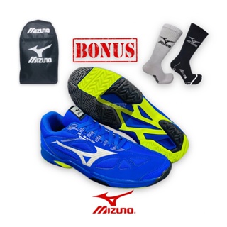 Mizuno Sky Blaster 男士羽毛球鞋橡膠鞋底最新男士羽毛球鞋 Mizuno Sky Blaster 橡膠防