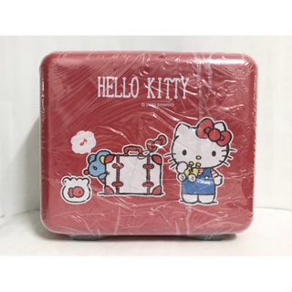 Hello Kitty 手提硬殼旅行箱 化妝箱（ 紅色 ）