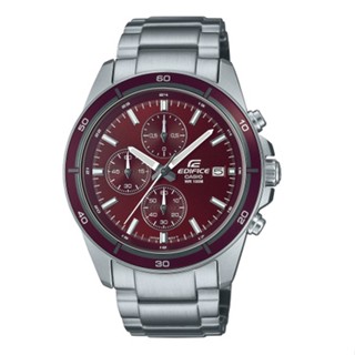 【無限精品 REMIX】CASIO EDIFICE 三針三眼 計時碼錶 日期顯示窗 搶眼茶紅 EFR-526D-5C