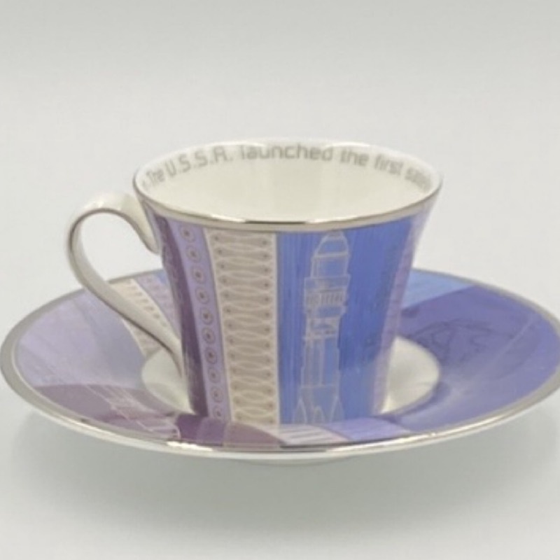 （咪迪小舖）英國Wedgwood 威治伍德250周年暨1957限定紀念骨瓷咖啡杯（9748-2-22-14）200ml