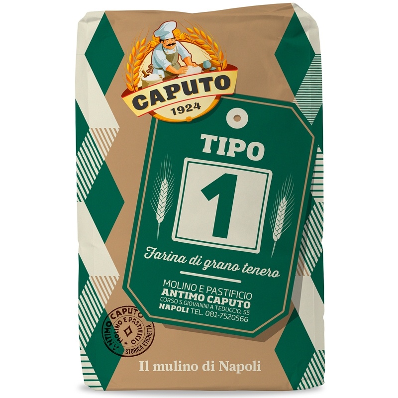 【捲髮阿嬤的柑仔店】＃Caputo卡普托＃1號麵粉(綠) 5kg/包