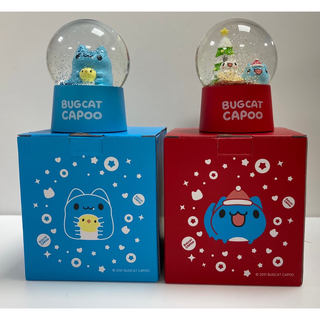 咖波系列商品-造型水晶球 絨毛收納盒