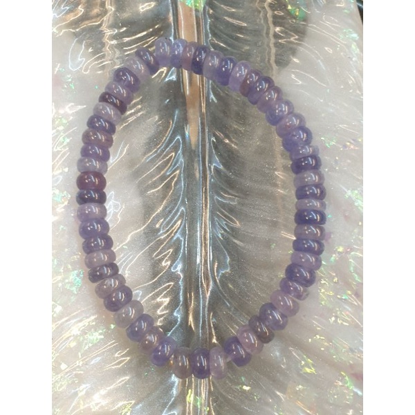 《阿紫水晶》天然坦桑石盤珠手串