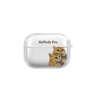 airpods保護殼可愛貓咪airpodspro蘋果耳機套airpods2二代耳機盒ipods透明ipodpro矽膠ai