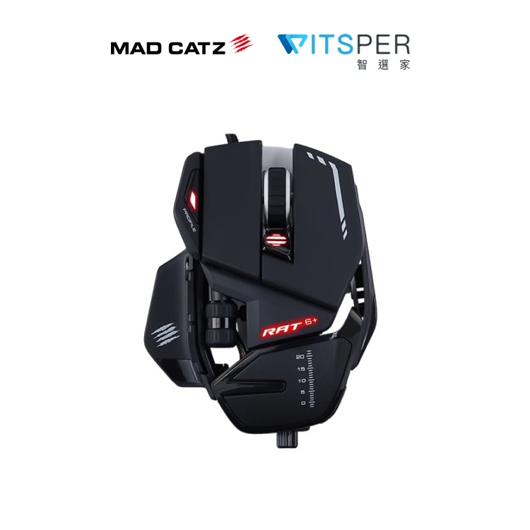 Mad Catz R.A.T. 6+ 光學電競滑鼠｜硬核之心 重磅來襲｜WitsPer智選家