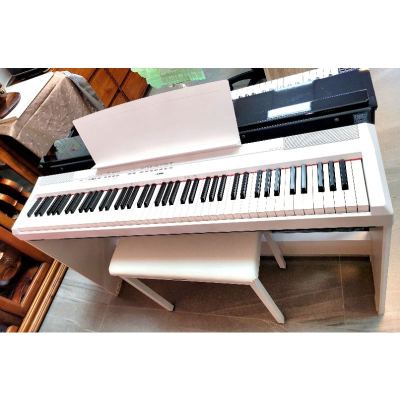 YAMAHA二手電鋼琴#88鍵展示機#日本YAMAHA p115 進階款88鍵三踏板電鋼琴#狀況九成新#優質首選只有一台