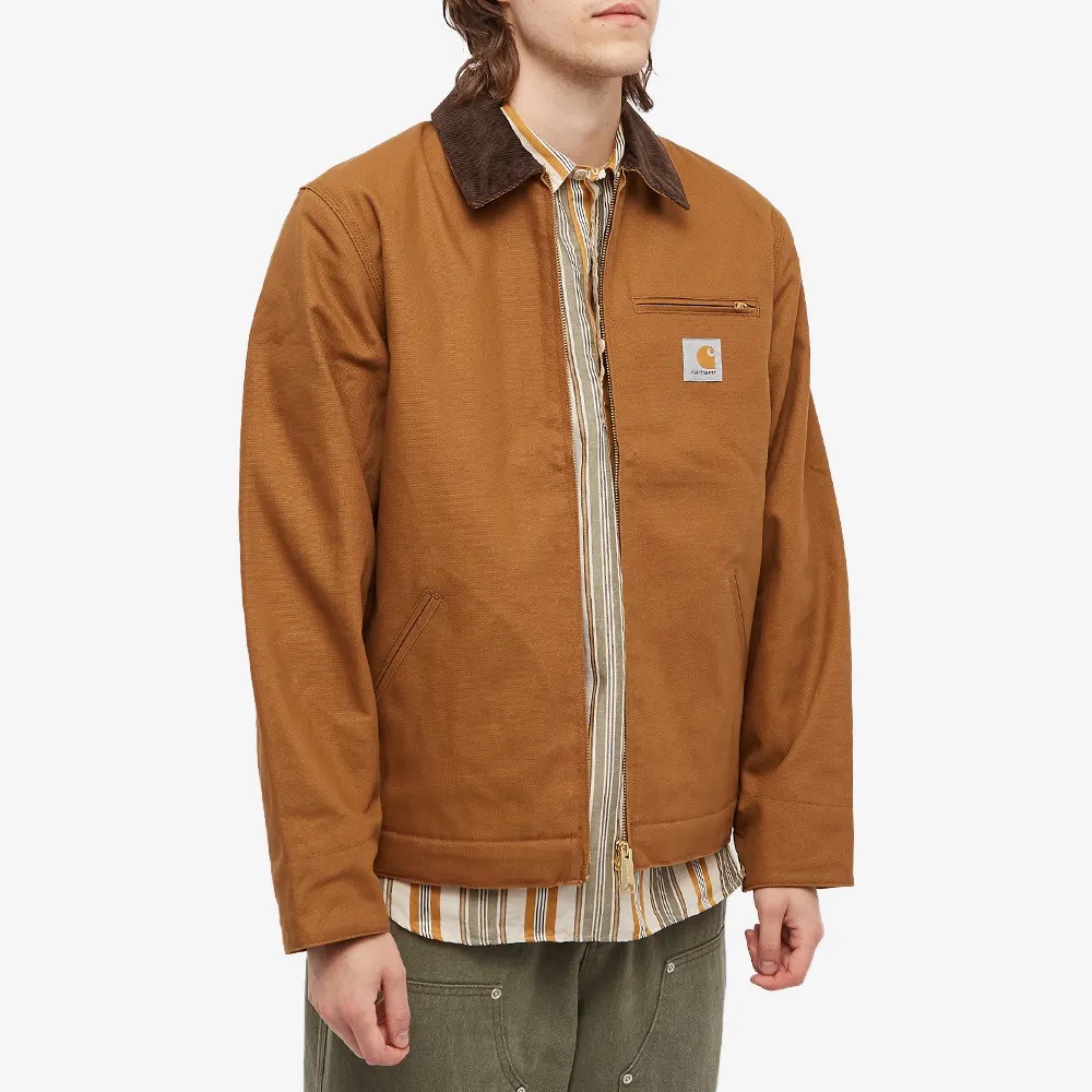 Ⓒ Carhartt WIP - 2022 Detroit Jacket 歐線毛毯內裏｜燈芯絨領口｜工裝外套｜現貨