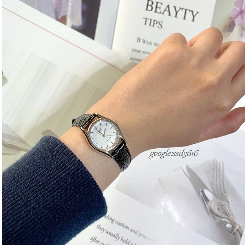 CASIO皮錶帶石英錶 經緯度鐘錶 女錶腕錶 小錶徑指針款 典雅復古百搭 韓國代購精品↘ LTP-1094E