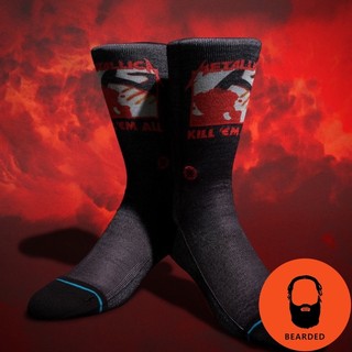 【 🇺🇸大鬍子美國襪子選品 】STANCE - METALLICA X CREW SOCKS經典聯名系列街頭休閒長襪