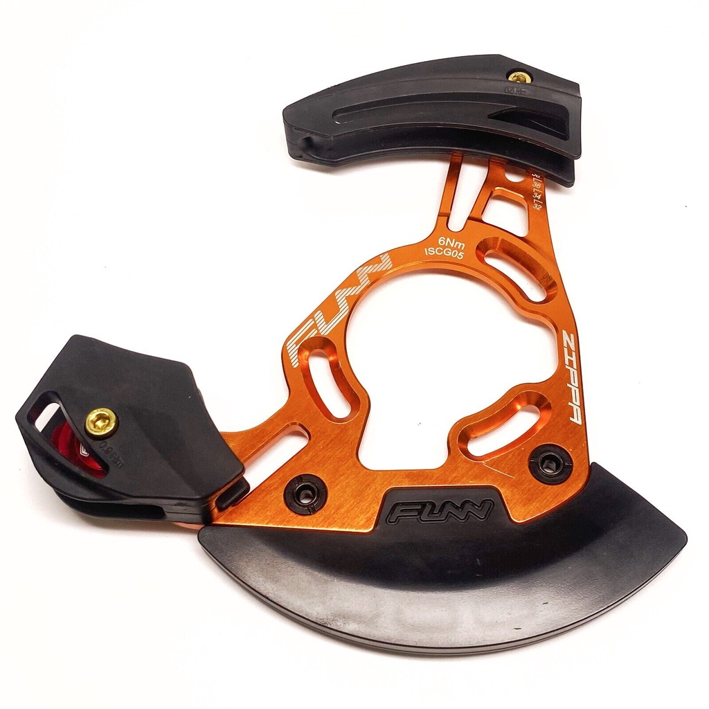 【二手】Funn 登山單車 自行車零件 Zippa DH 導鏈器 - 橘