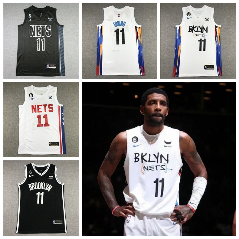 NBA 球衣 23賽季 籃網隊 Nets 11號 厄文 Kyrie Irving 城市版 SW 白 球員版 籃網球衣