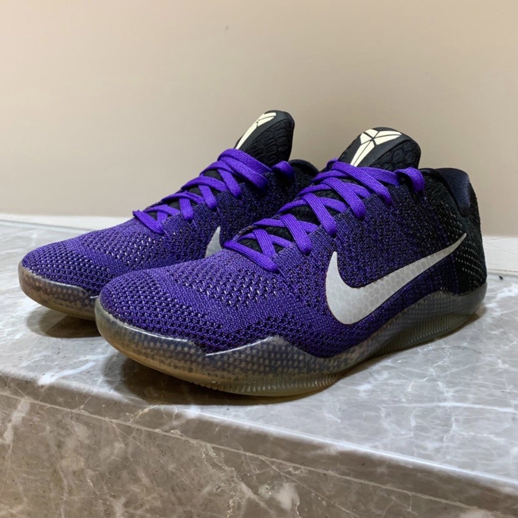 【Leein】Nike Kobe 11 Elite Low Hyper Grape 黑紫 漸變籃球鞋822675-510