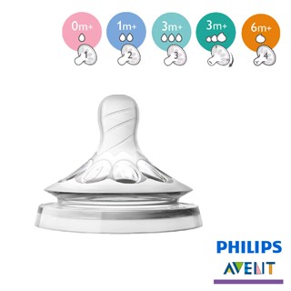 荷蘭 Philips 飛利浦 AVENT 親乳感防脹氣奶嘴（雙入裝）（五種可選）