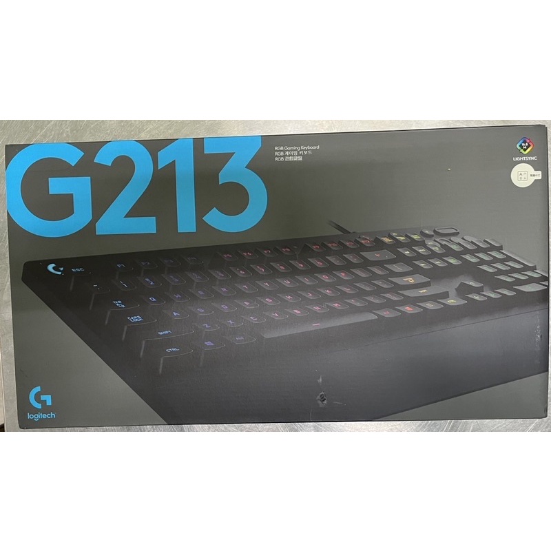 全新【Logitech G】羅技G213 PRODIGY RGB 遊戲鍵盤