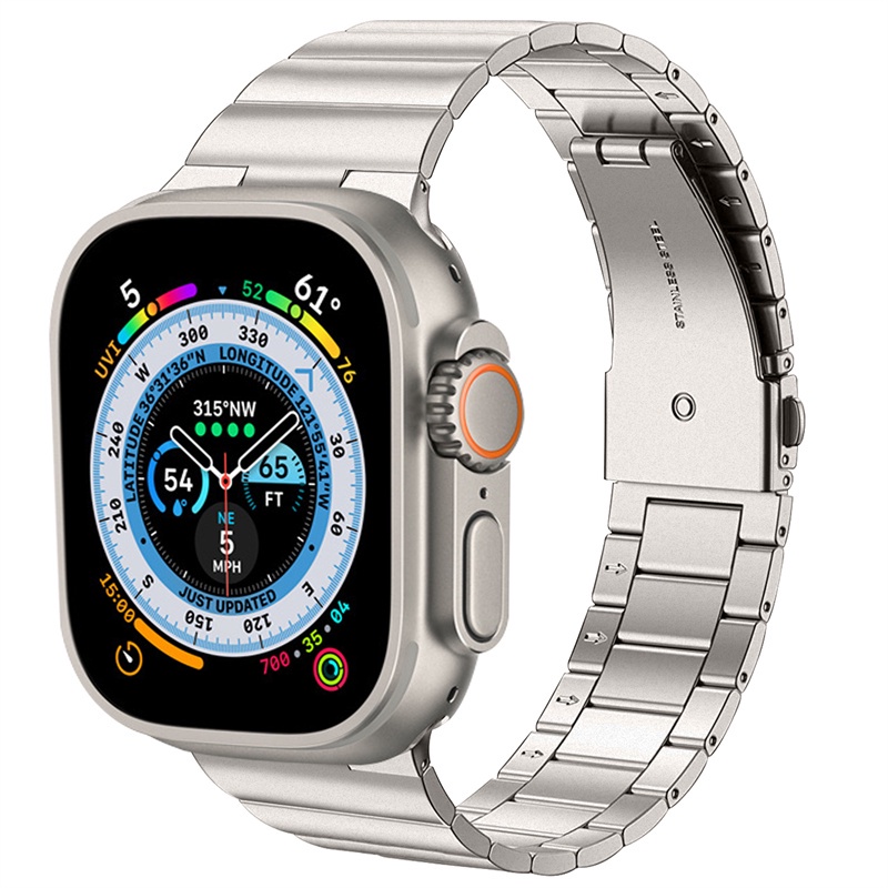 49 毫米金屬錶帶適用於 Apple Watch 8 7 6 5 4 3 Ultra 錶帶 49 毫米 42 44 毫米