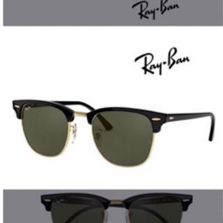 全新RAY BAN雷朋復古太陽眼鏡 RB3016 W0365 51mm上眉金框墨綠鏡片 公司貨