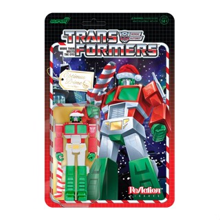 BEETLE SUPER7 變形金剛 柯博文 聖誕節 OPTIMUS SANTA REACTION 公仔
