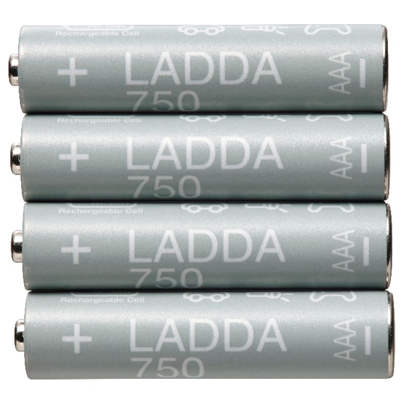 LADDA充電電池 ikea🇯🇵750mAh四號 日本製.全新未拆