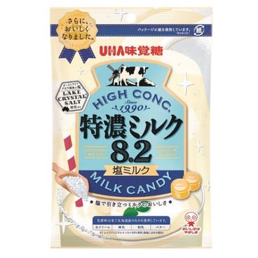 日本 UHA KANRO NOBEL 味覺糖8.2特濃牛奶糖 原味/鹽牛奶/草莓/抹茶/咖啡/鹽紅豆/燕麥焦糖 牛奶糖