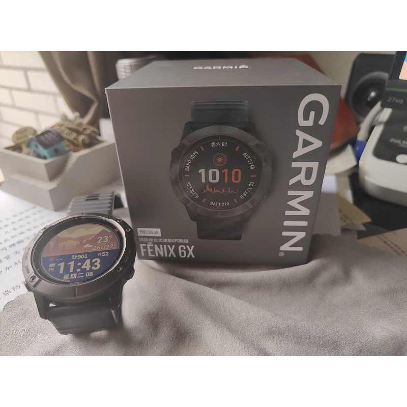 garmin fenix 6x pro solar 二手