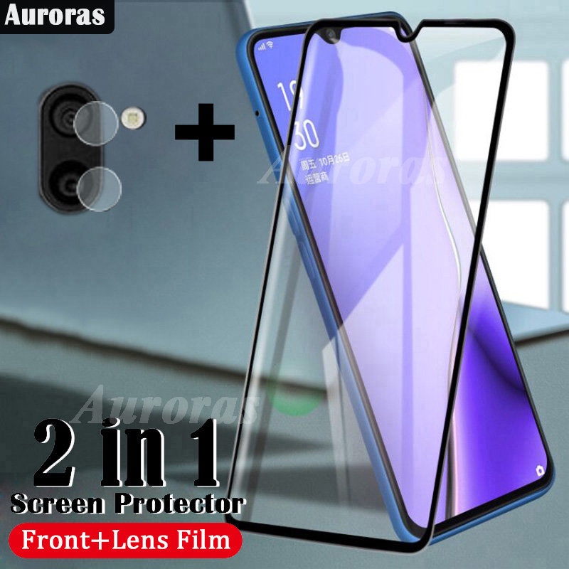 2 合 1 適用於夏普 Aquos R3 R2 R5G R7 手機防刮屏幕保護膜鋼化玻璃膜 + 鏡頭保護玻璃膜