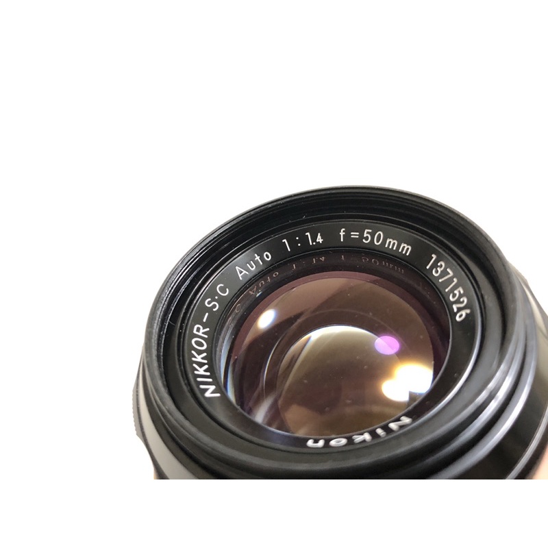 Nikonニコン 老鏡頭 定焦 non-ai 50mm f1.4 f/1.4 大光圈