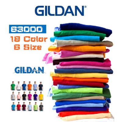 【GILDAN】 Gildan 63000 純棉素T 寬鬆衣服 短袖衣服 T恤 短T 素T 寬鬆短袖(A賣場)