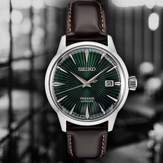 SEIKO 精工 PRESAGE 調酒師 紳士品味機械腕錶4R35-01T0M/SRPD37J1