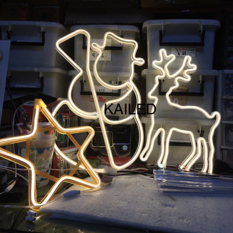 led聖誕燈 雪人 麋鹿 星星 聖誕燈串 裝飾燈