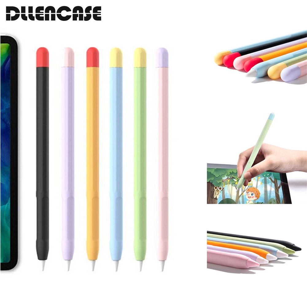 Danycase 適用於 iPad Pencil 1/2 保護套軟矽膠筆筒手寫筆適用於 iPad 配件 A013