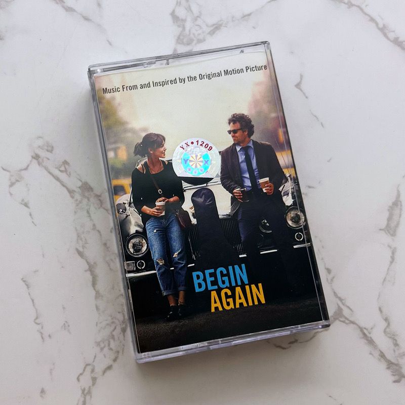Begin Again改變人生電影原聲帶磁帶Lost Stars全新未拆 附歌詞本