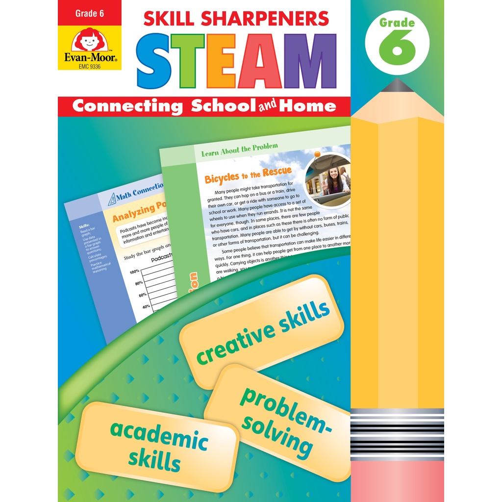 Skill Sharpeners STEAM, Grade 6/Evan Moor【禮筑外文書店】