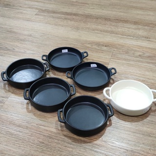(二手)黑色小平底鍋 煎鍋 盤子 陶瓷盤