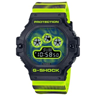 CASIO卡西歐G-SHOCK DW-5900TD-9 多彩繽紛系列夜間霓虹配色/黑配螢光46.8mm