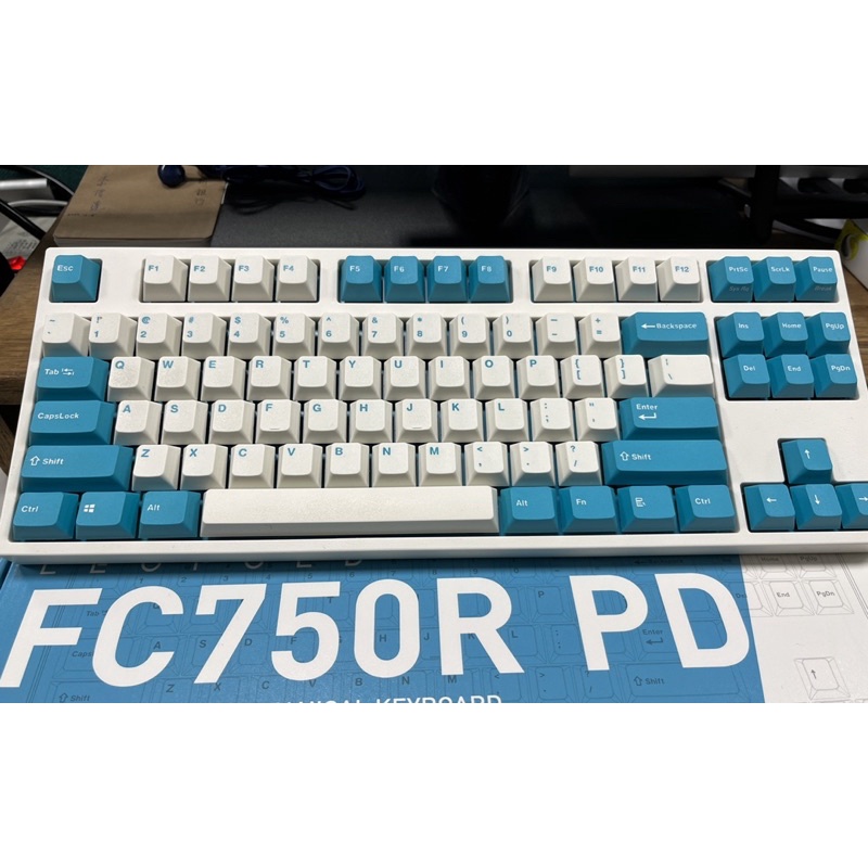 Leopold FC750R PD 機械式鍵盤 薄荷藍 茶軸 英文