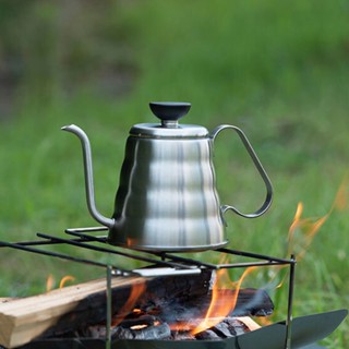 HARIO V60戶外旅行露營登山用不鏽鋼迷你雲朵手沖細口壺 500ml O-VKB-70-HSV可明火加熱