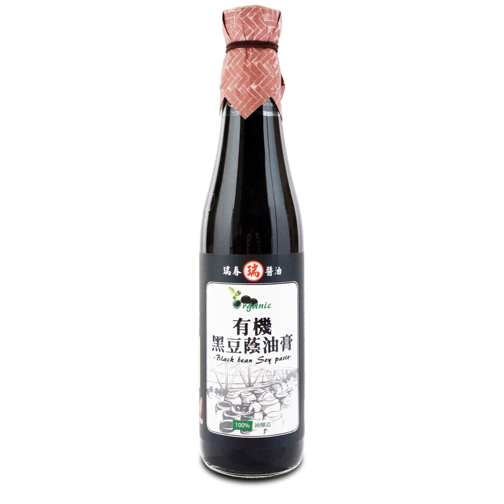 【瑞春醬油】有機黑豆蔭油膏420ml(無麩質)