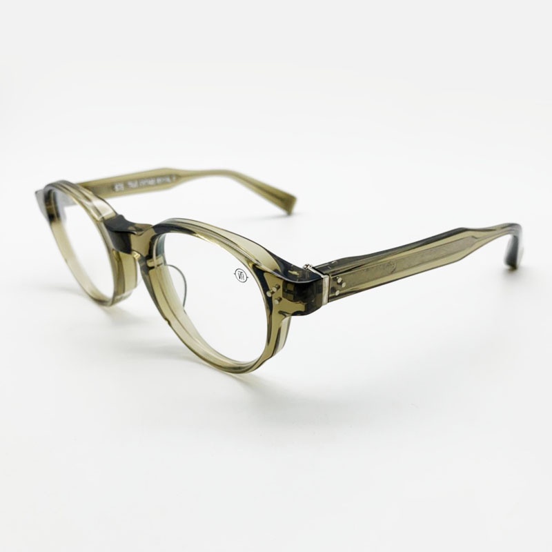✅💎日本製造 💎[檸檬眼鏡] TVR 528 OLIVE CRYSTAL 唐草雕刻鏡腳 日本製 限量款