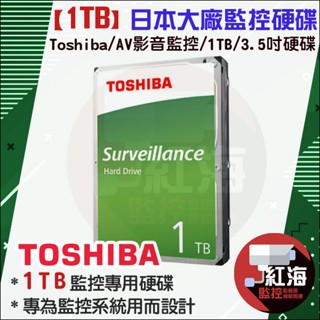 【紅海監控】東芝 TOSHIBA 1TB 2TB 4TB 3.5吋 SATA 3TB WD 6TB 監控硬碟