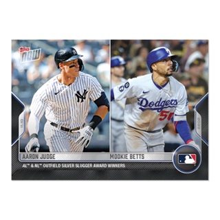 Judge/Betts 球員卡 2022 MLB TOPPS NOW® Card OS29 榮獲年度外野銀棒獎