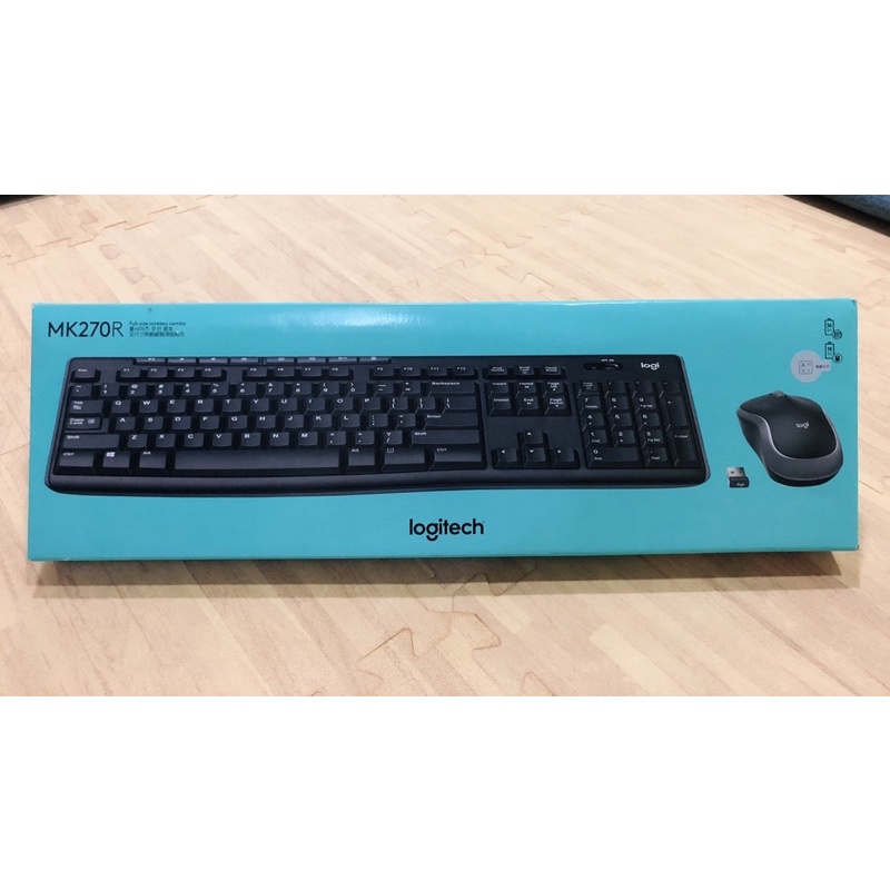 Logitech  羅技 MK270R 無線鍵盤滑鼠組