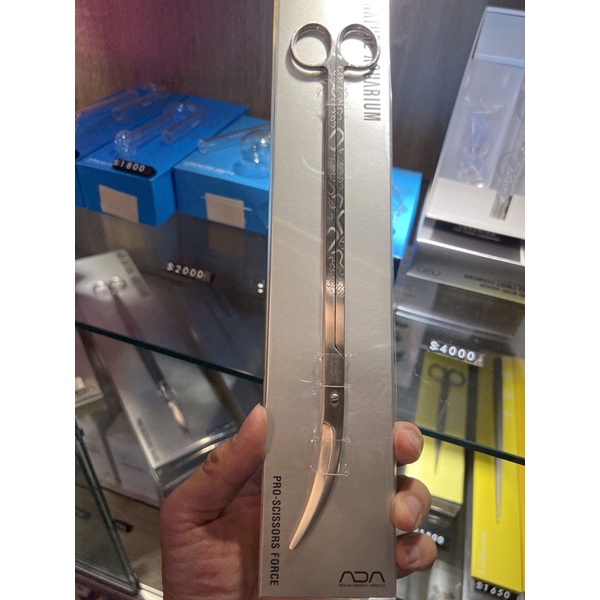 日本 ADA專業水草剪 Pro-Scissors Force 強力彎型剪刀  彎刀型 台中現貨